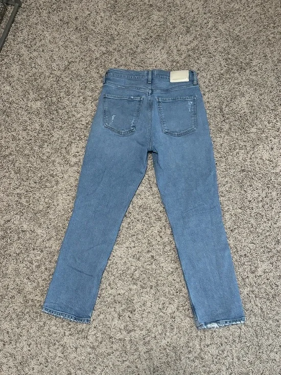 Citizens of Humanity Charlotte Crop High Rise Straight Jeans in Dalia Size 26 - Picture 4 of 7